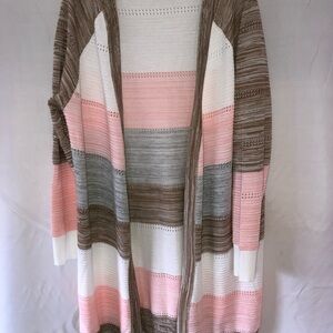 Color block cardigan never worn xl